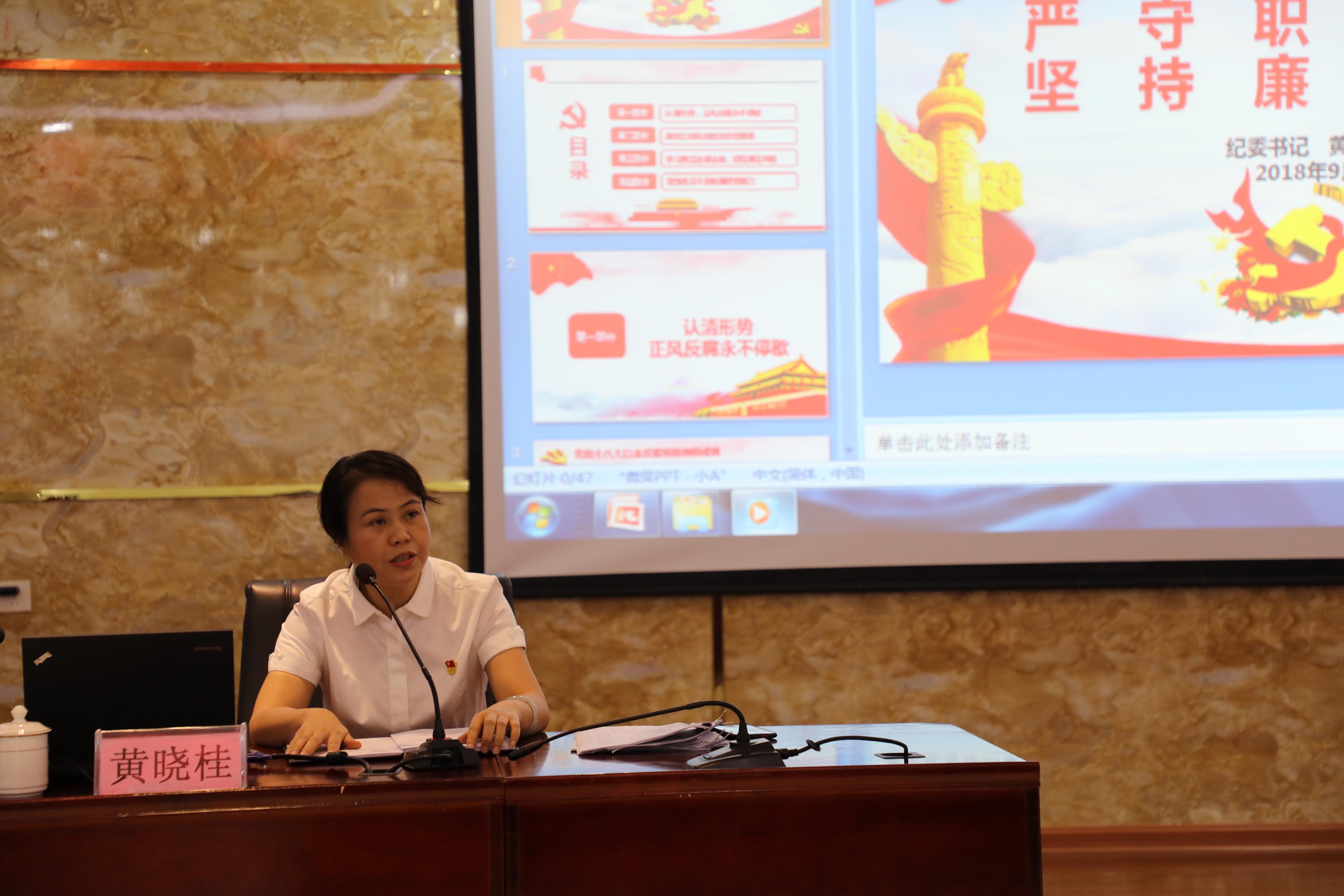 华体体育APP中国集团有限公司举办2018年廉洁警示教育专题党课